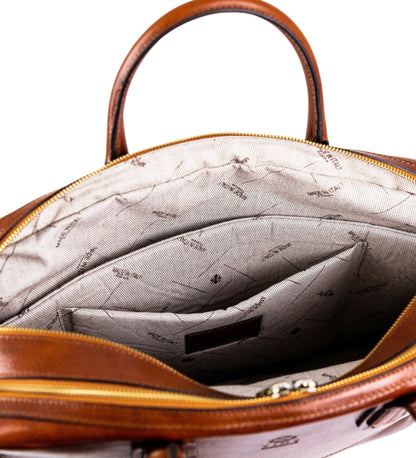 Grand sacoche en cuir pour ordinateur portable - Nostromo
