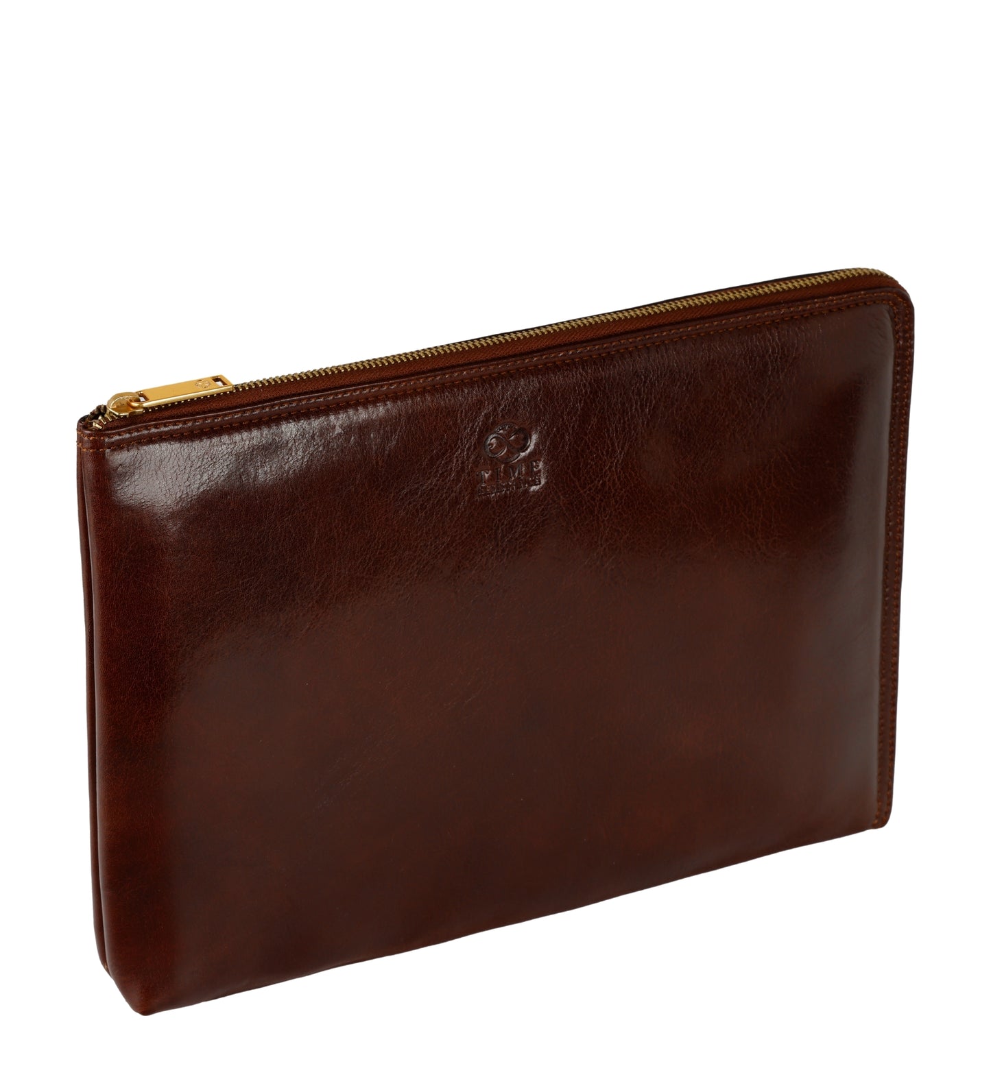 Pochette pour homme en cuir marron - The Brothers Karamazov