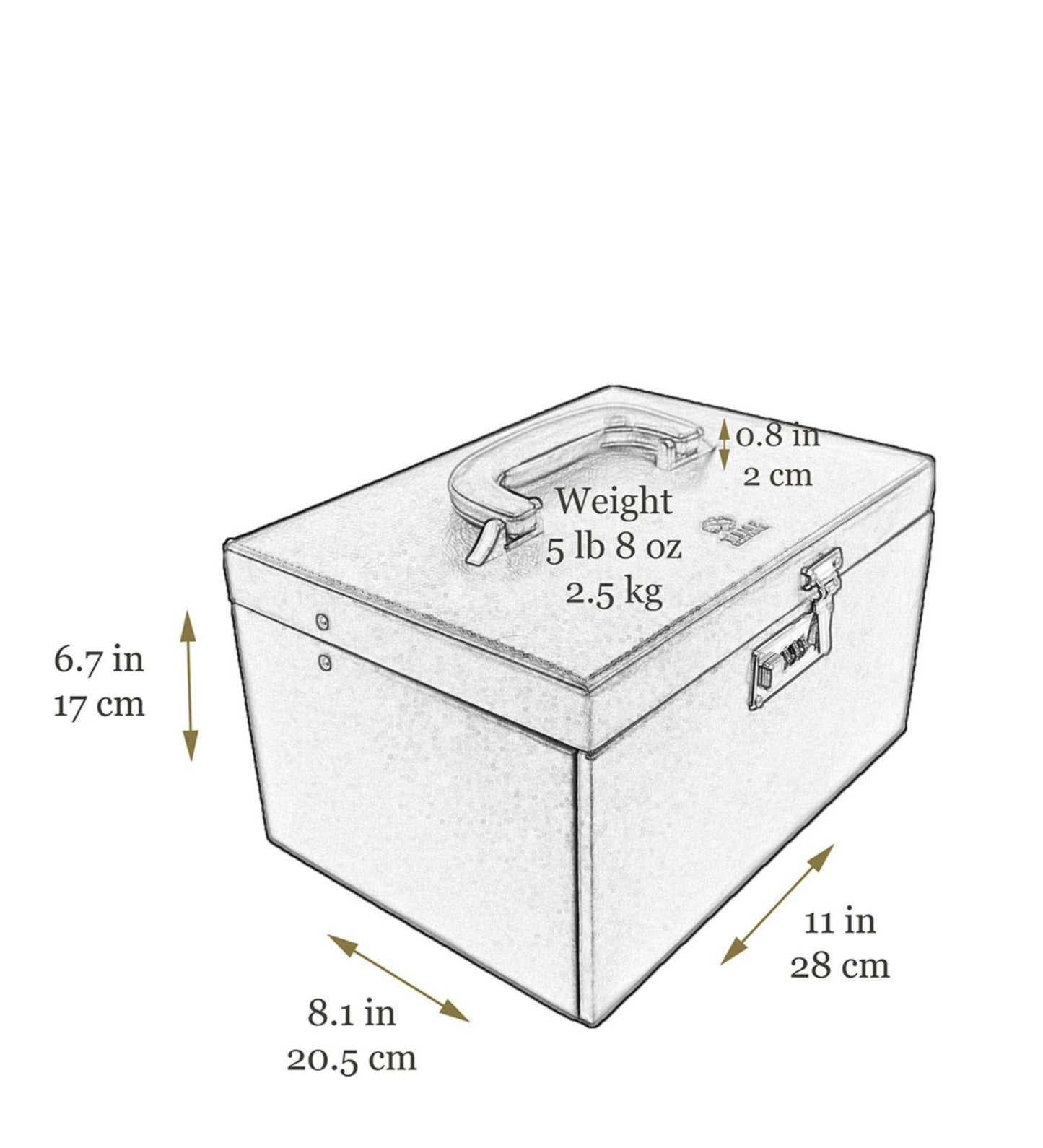Large Leather Jewelry Box - The Portrait of a Lady