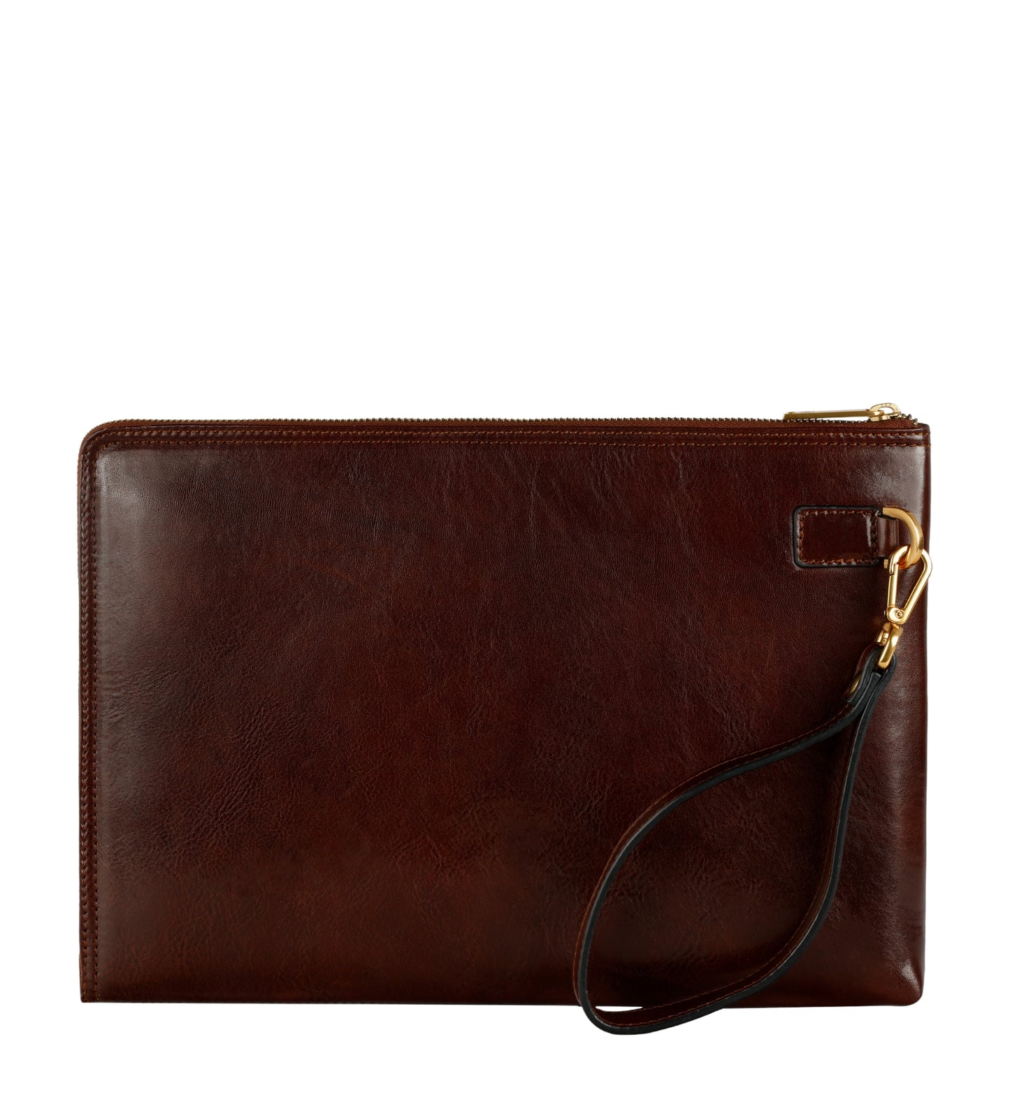 Pochette pour homme en cuir marron - The Brothers Karamazov