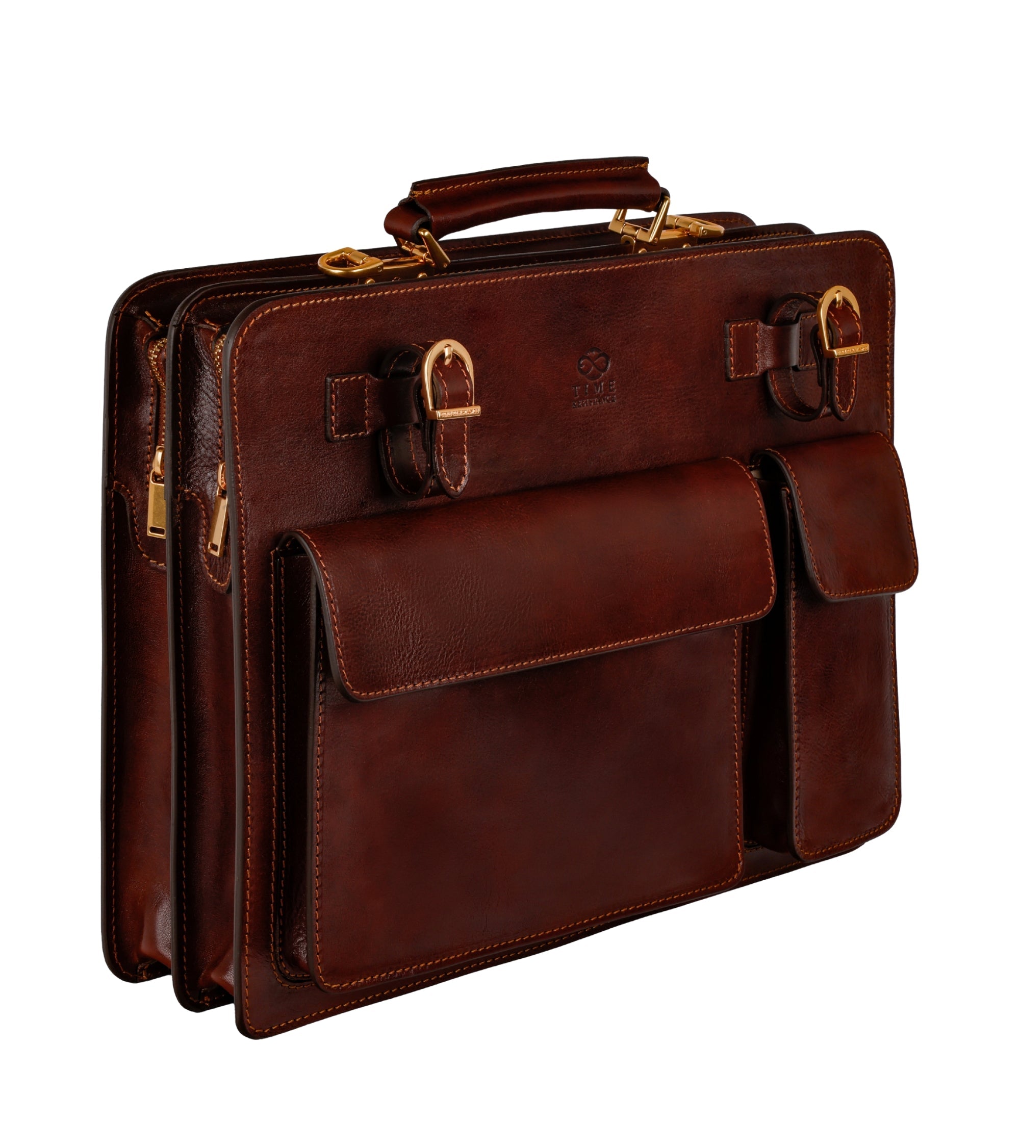 Leather Large Satchel Bag Briefcase - The Prophet