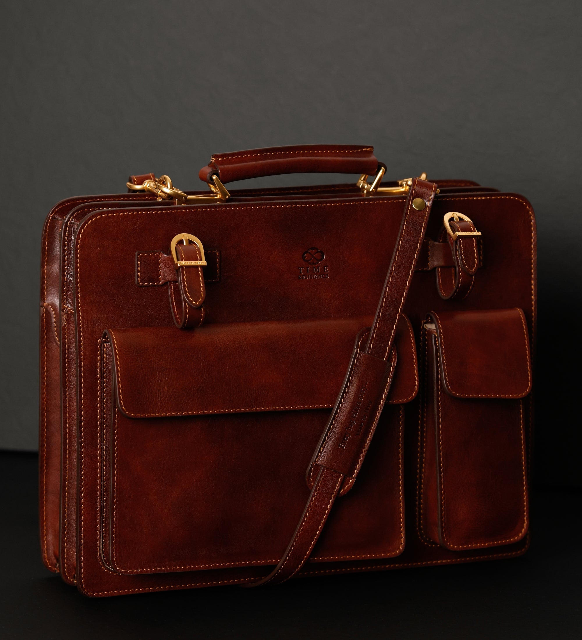 Leather Large Satchel Bag Briefcase - The Prophet