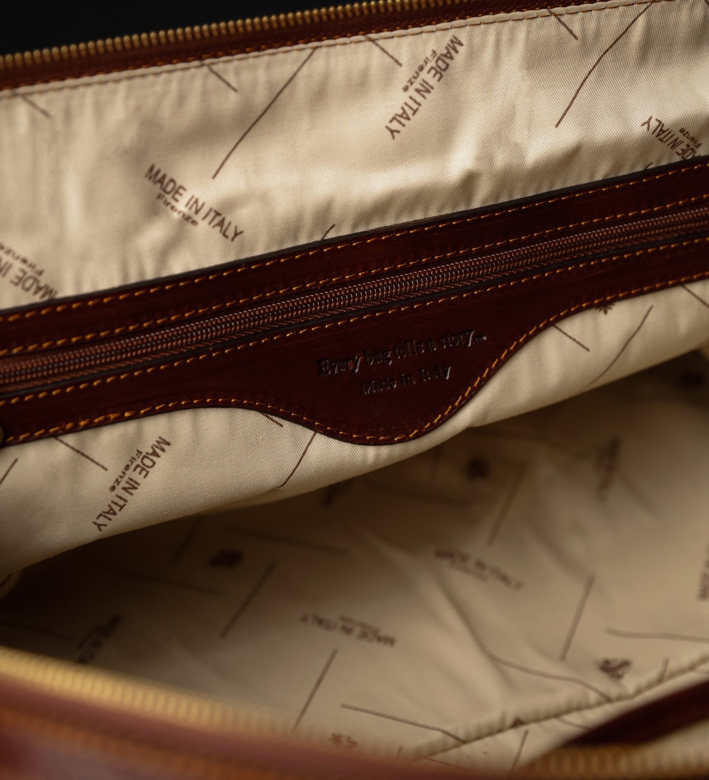 Leather Duffel Bag - To the Lighthouse