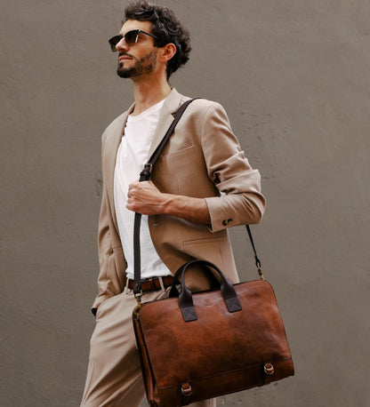 Porte-documents en cuir - Wide Sargasso Sea