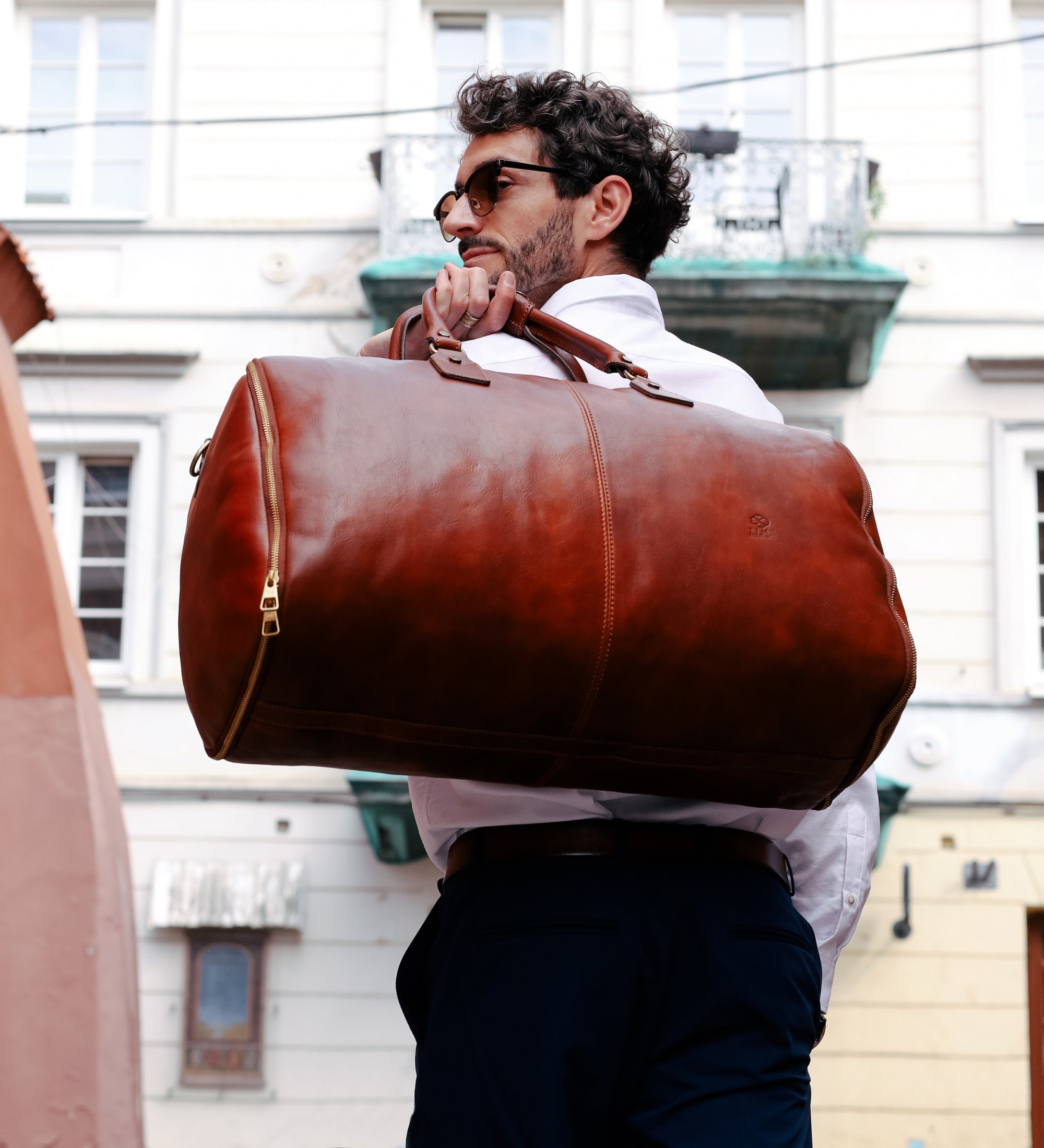 Leather Garment Bag, Duffel Bag - Paradise Lost