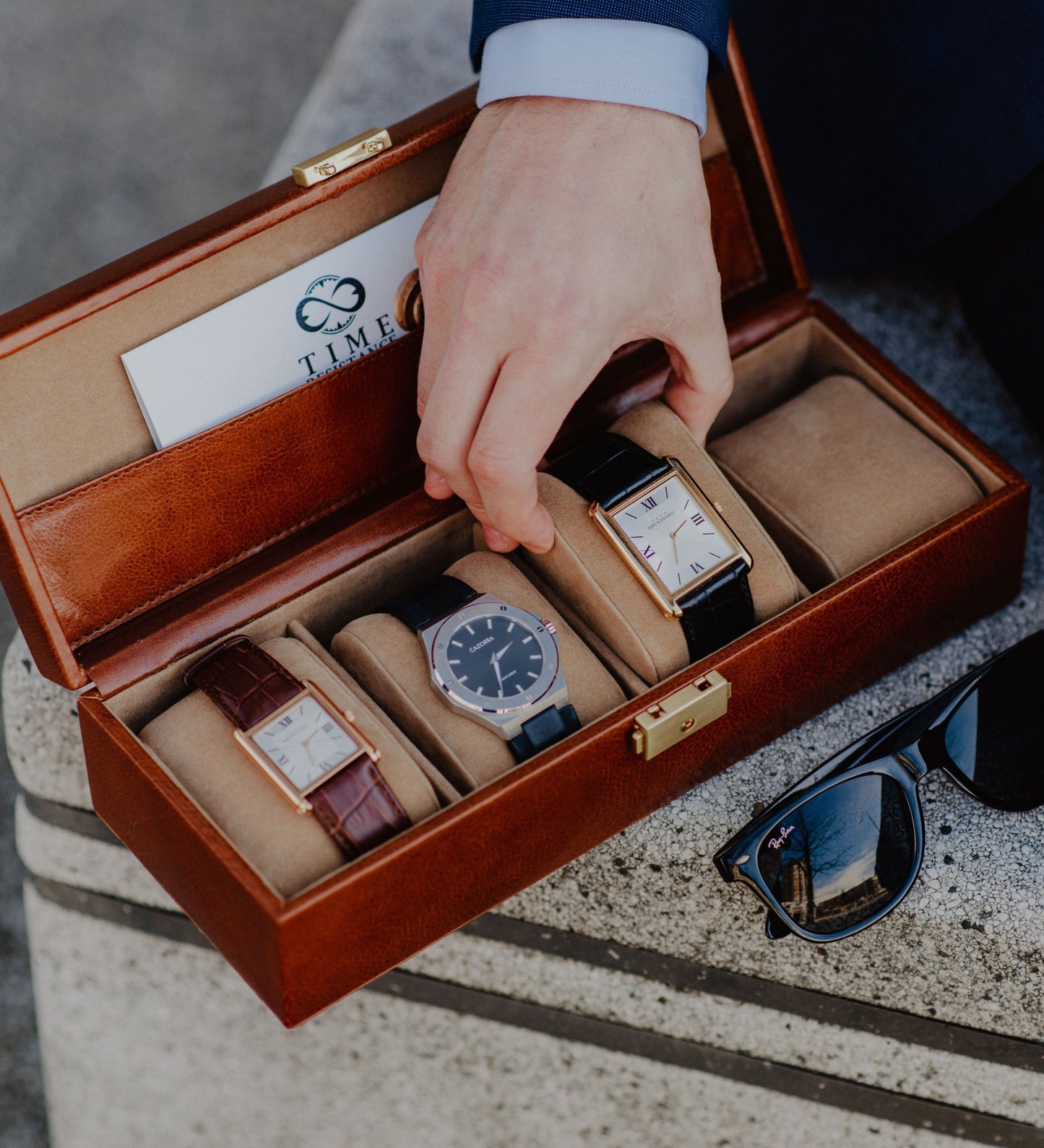 Boîte à montres en cuir - Herzog