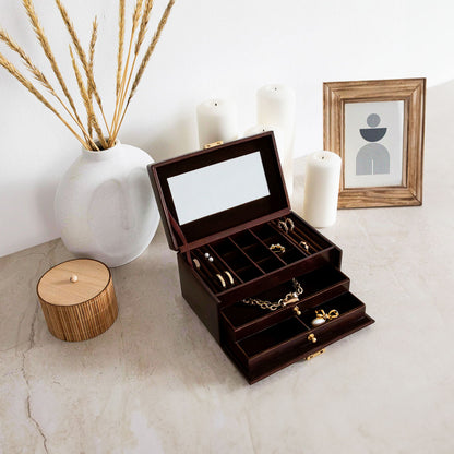 Leather Jewelry Box - Beloved Accessories Time Resistance   