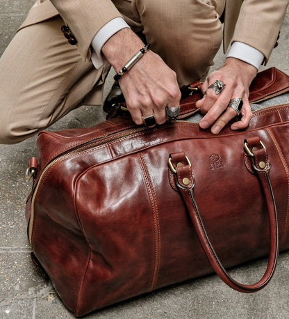 Sac de voyage fourre-tout en cuir - The Count of Monte Cristo