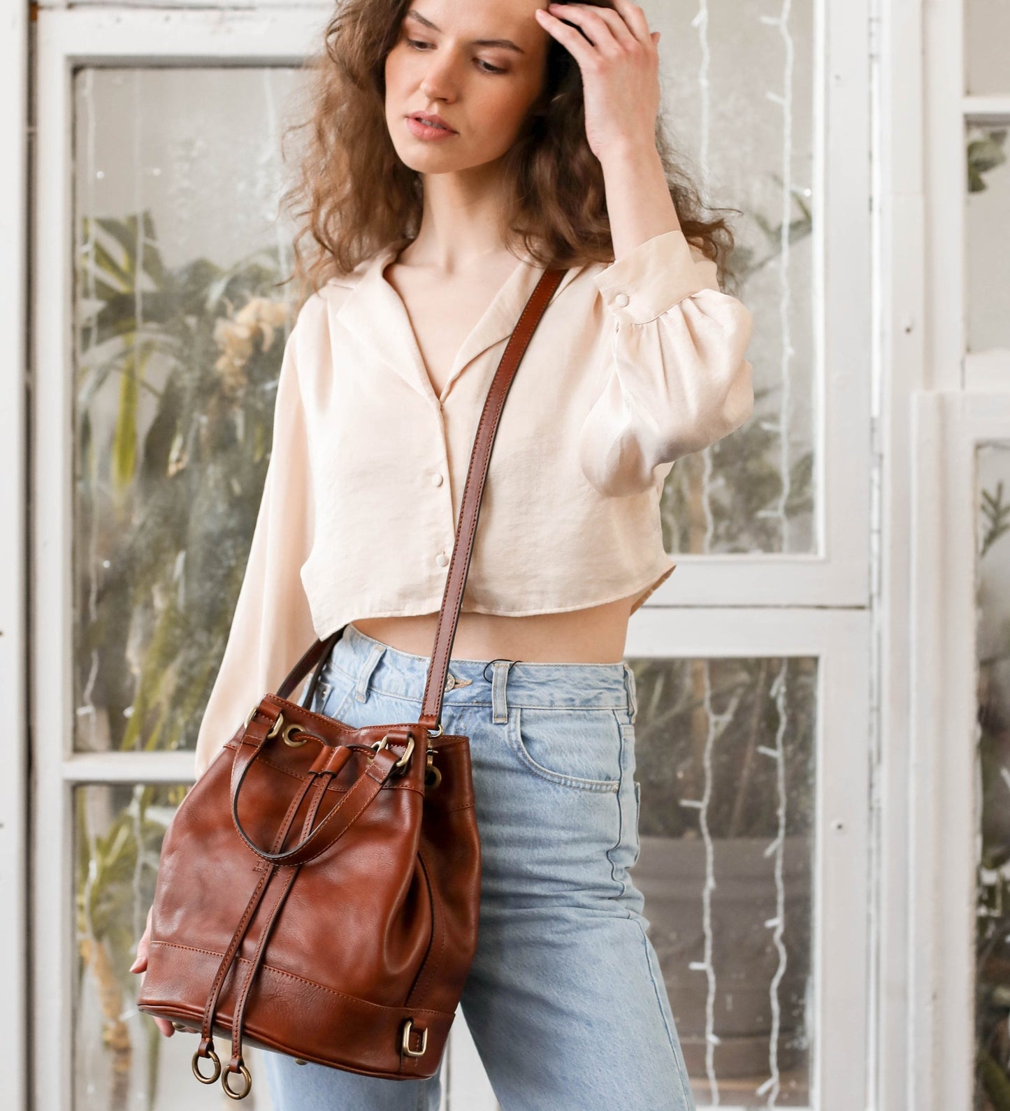 Sac fourre-tout en cuir - Light In August