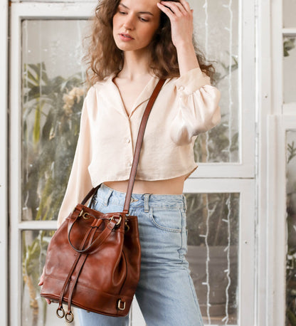 Sac fourre-tout en cuir - Light In August