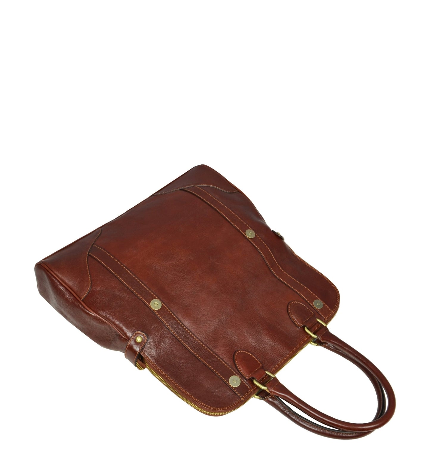 Sac à dos en cuir marron pour femmes - Charlotte's Web