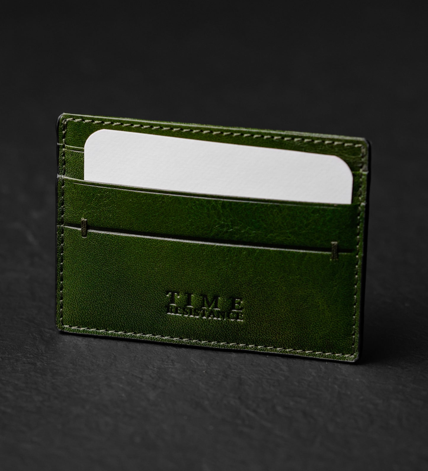 Leather Credit Card Case Business Card Case - Fireflies