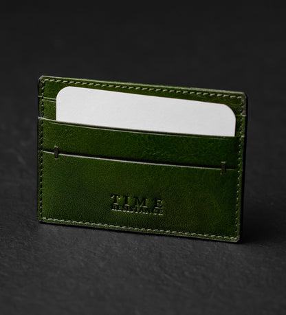 Leather Credit Card Case Business Card Case - Fireflies