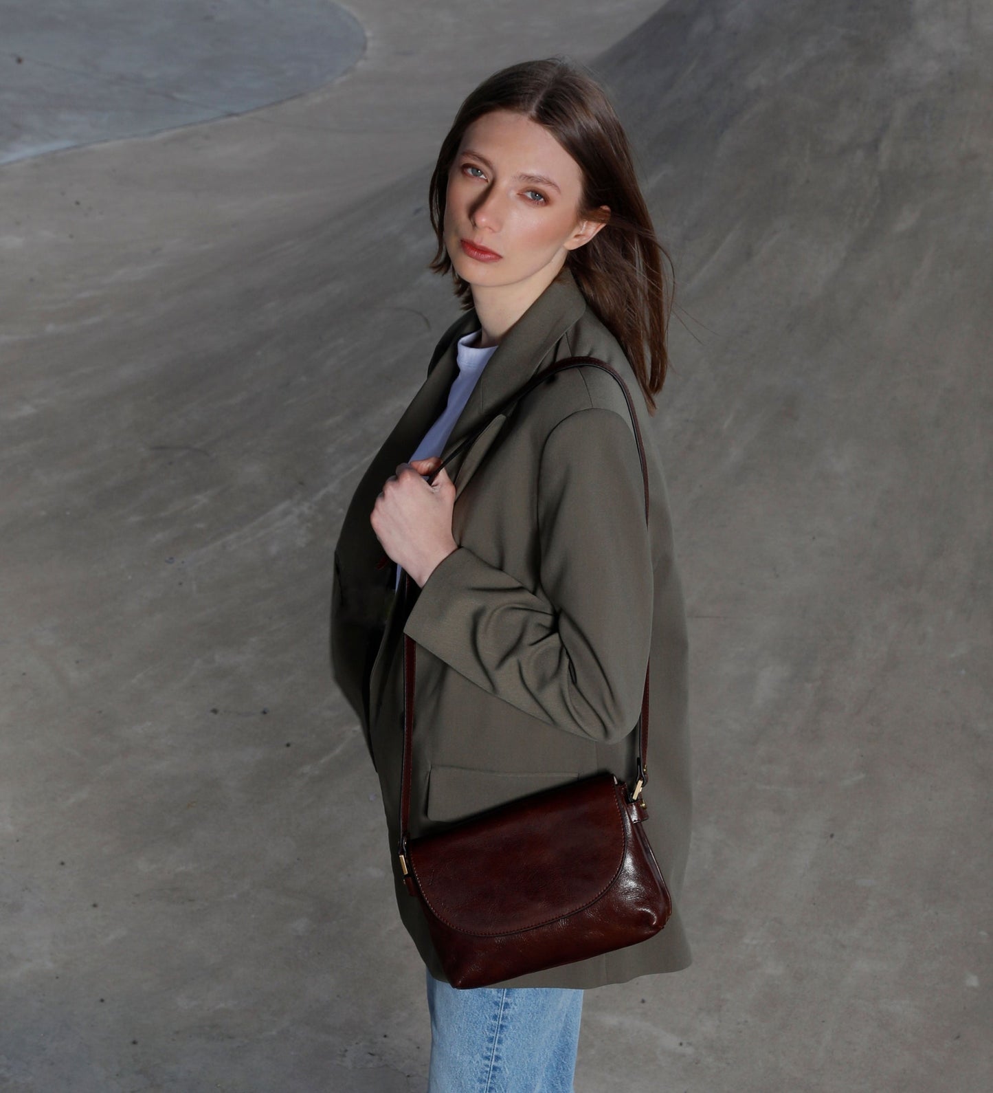 Sac à bandoulière en cuir - Sophie's Choice