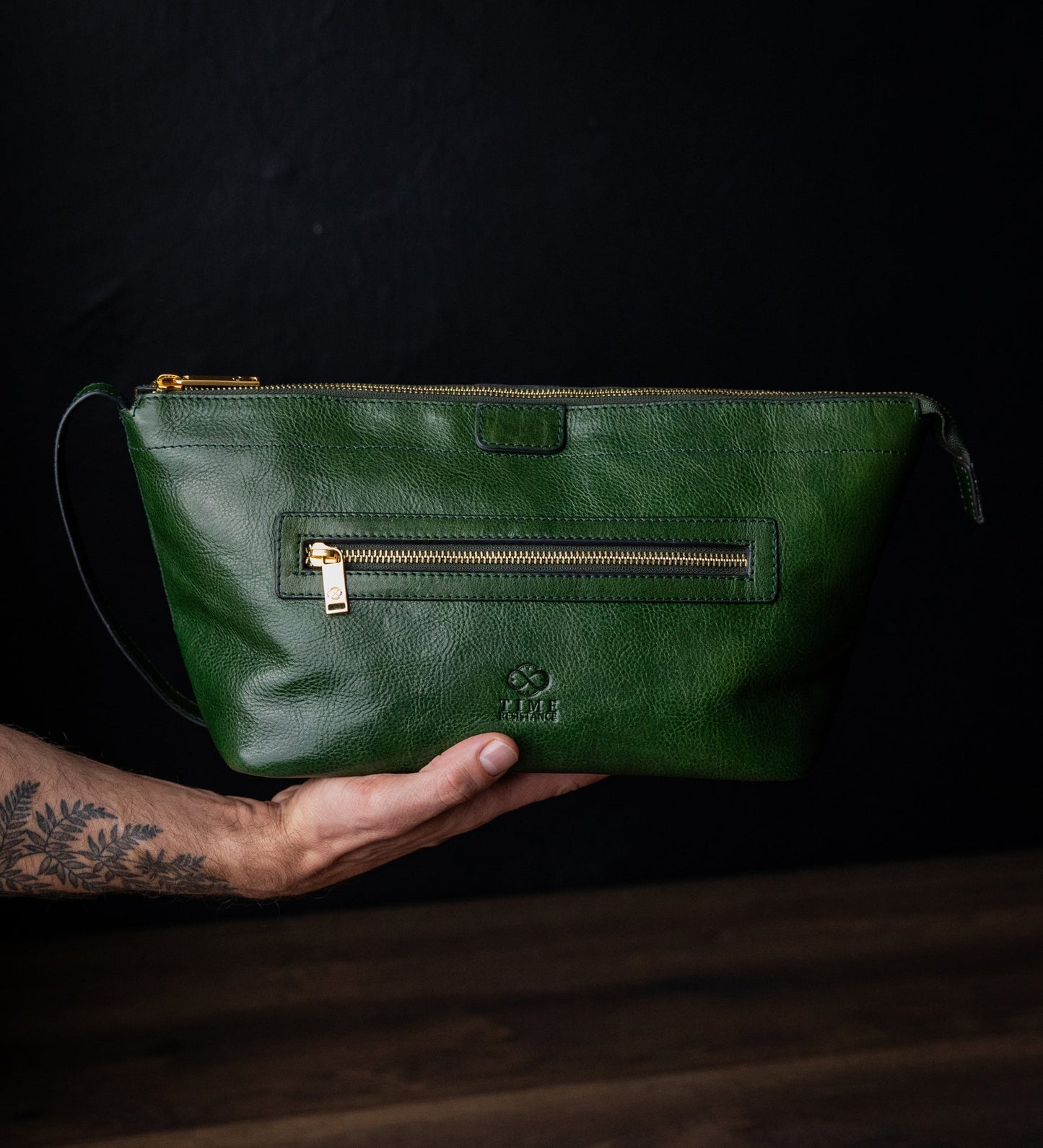 Trousse de toilette en cuir - Ragtime