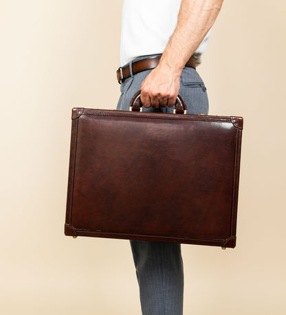 Petite mallette, cartable en cuir - The House of Mirth