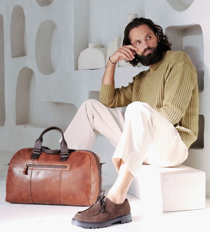 Sac de sport en cuir - The Day of The Locust