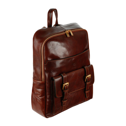 Large Leather Backpack for Men - The Divine Comedy