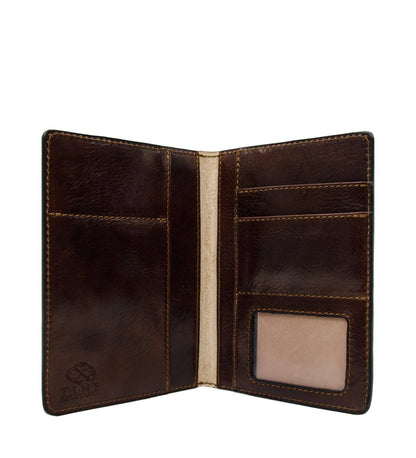 Porte-documents de voiture en cuir marron - Self-Reliance