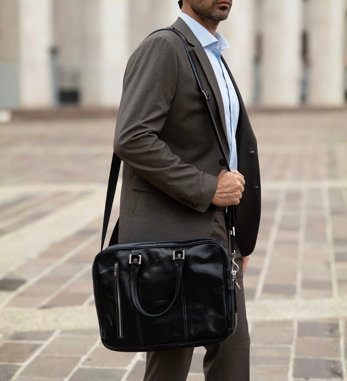 Leather Convertible Briefcase Backpack - A Farewell to Arms