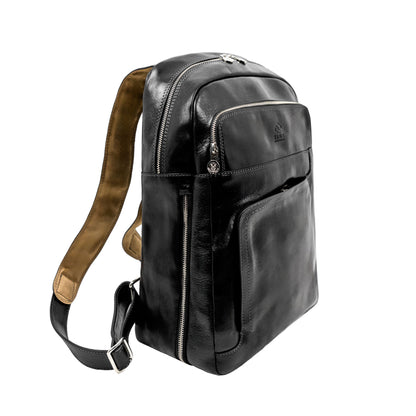 Large Leather Backpack - L.A. Confidential Backpack Time Resistance   