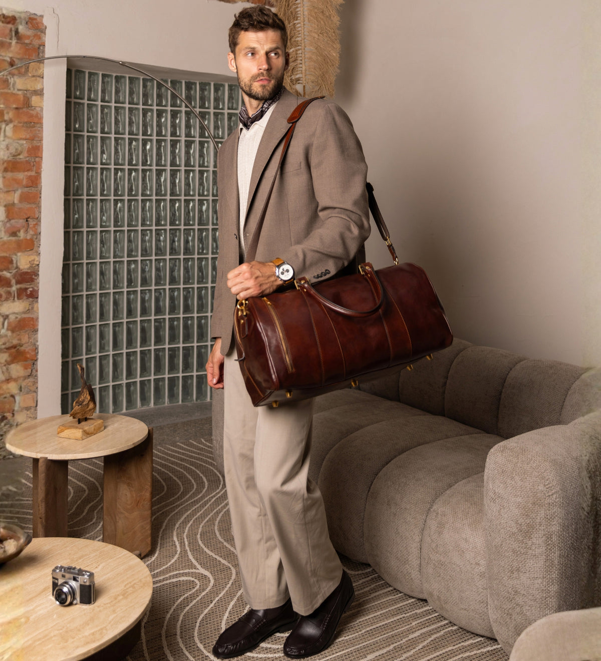 Leather Duffel Bag - Wise Children