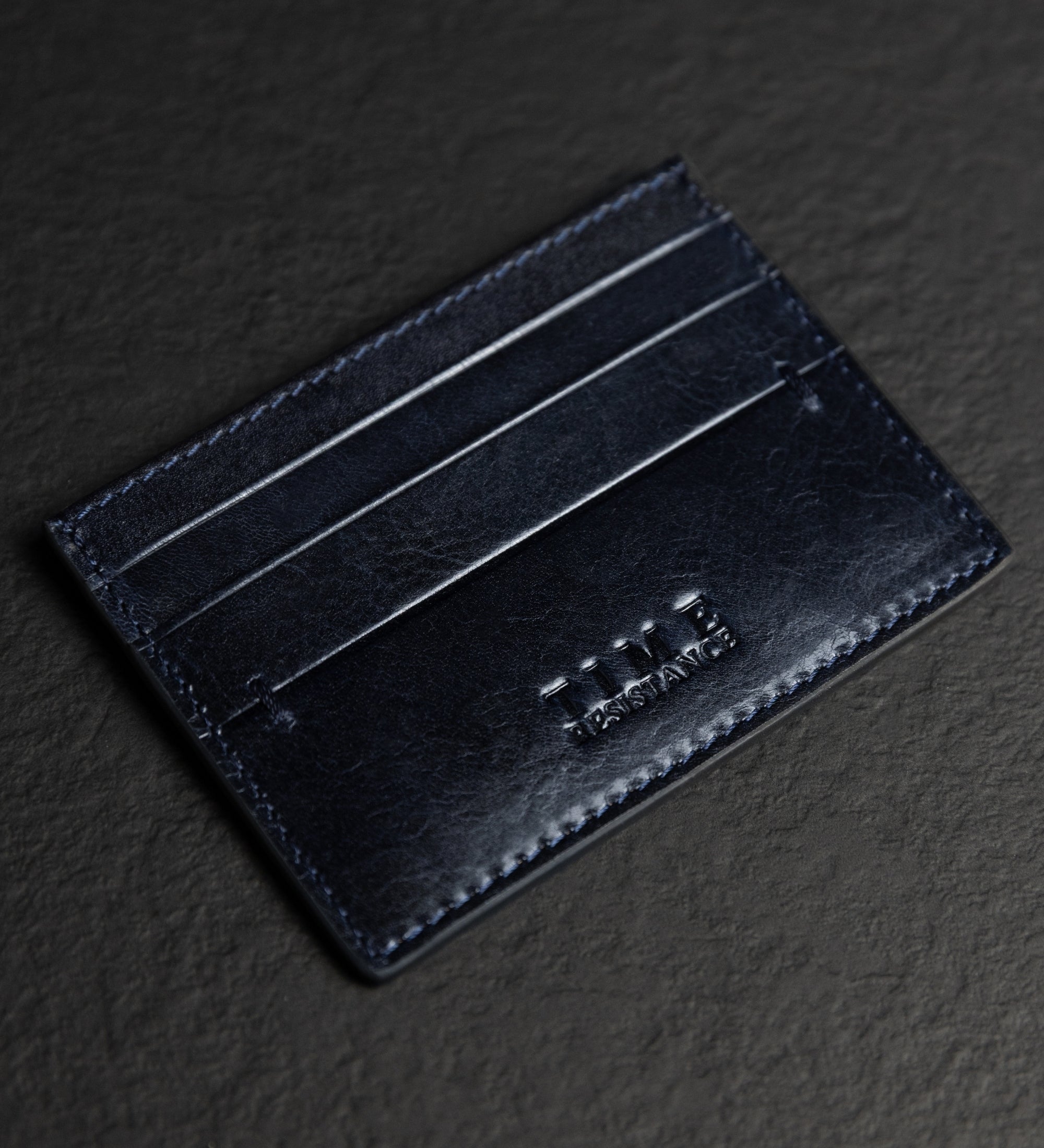 Leather Credit Card Case Business Card Case - Fireflies