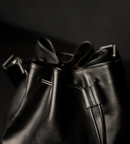 Leather Bucket Bag for Women - Sybil