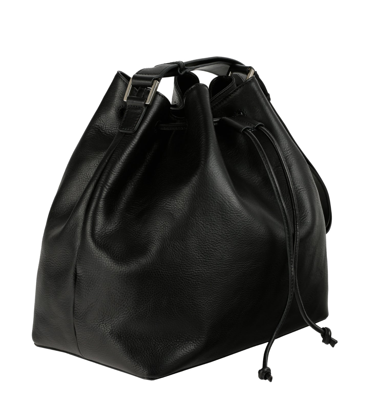 Leather Bucket Bag for Women - Sybil