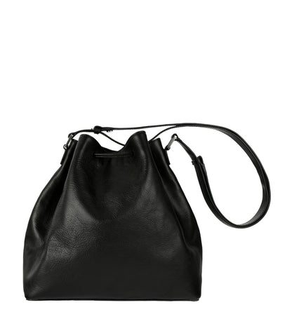 Leather Bucket Bag for Women - Sybil