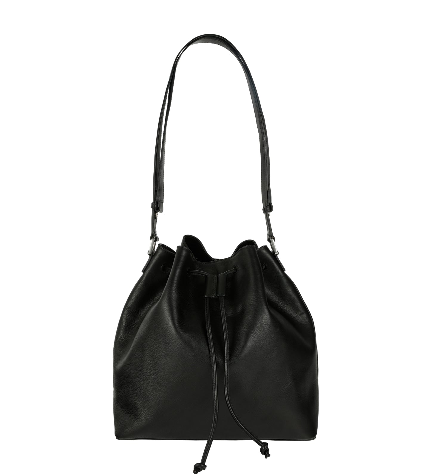 Leather Bucket Bag for Women - Sybil