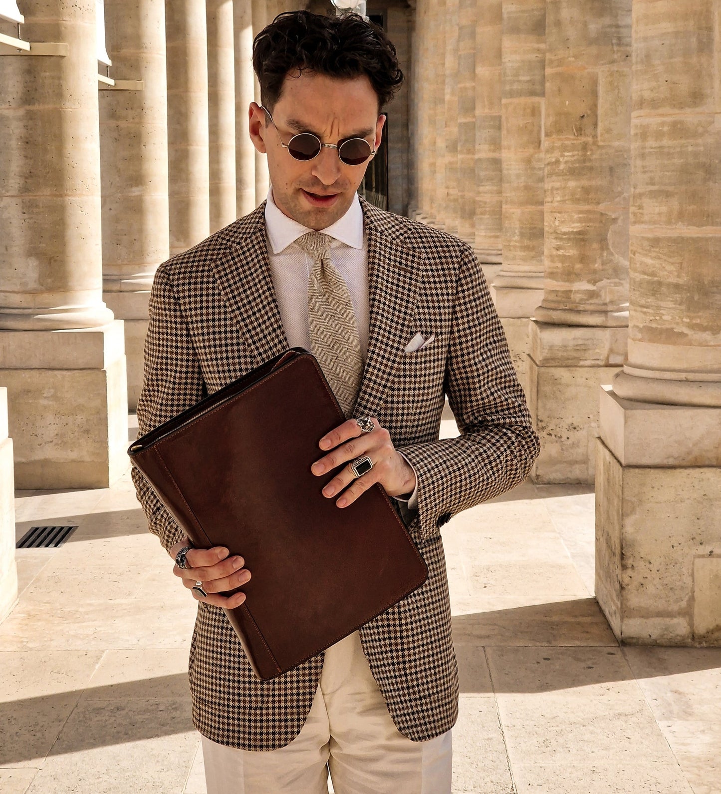 Porte-documents A4 en cuir - Candide