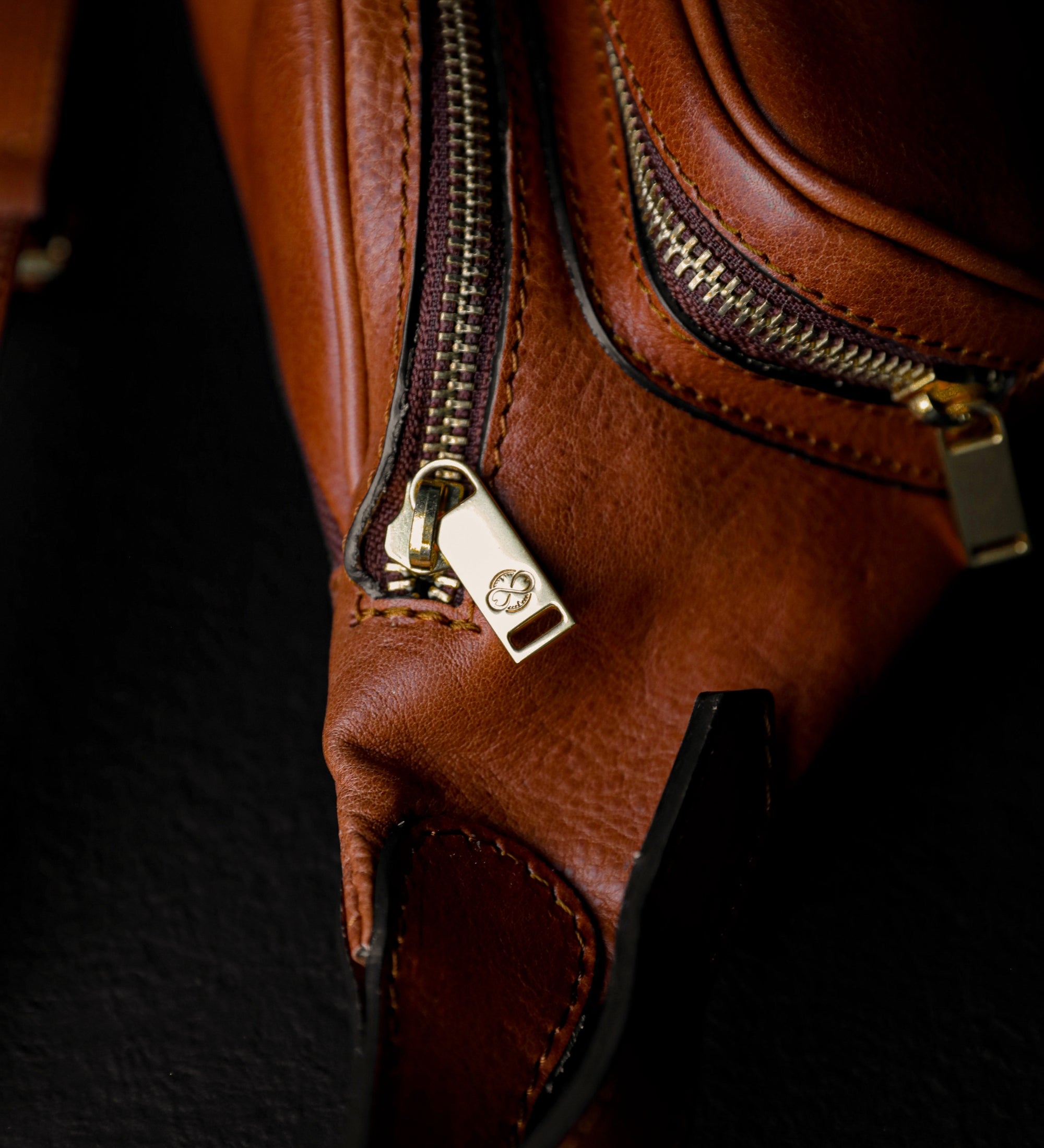 Leather Sling Bag Belly Bag - Independent People
