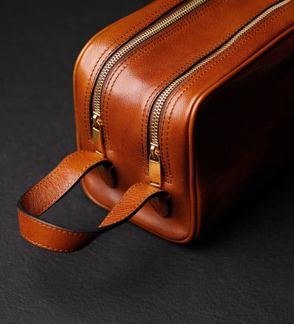 Leder-Kosmetiktasche Dopp Kit - All the Kings Men