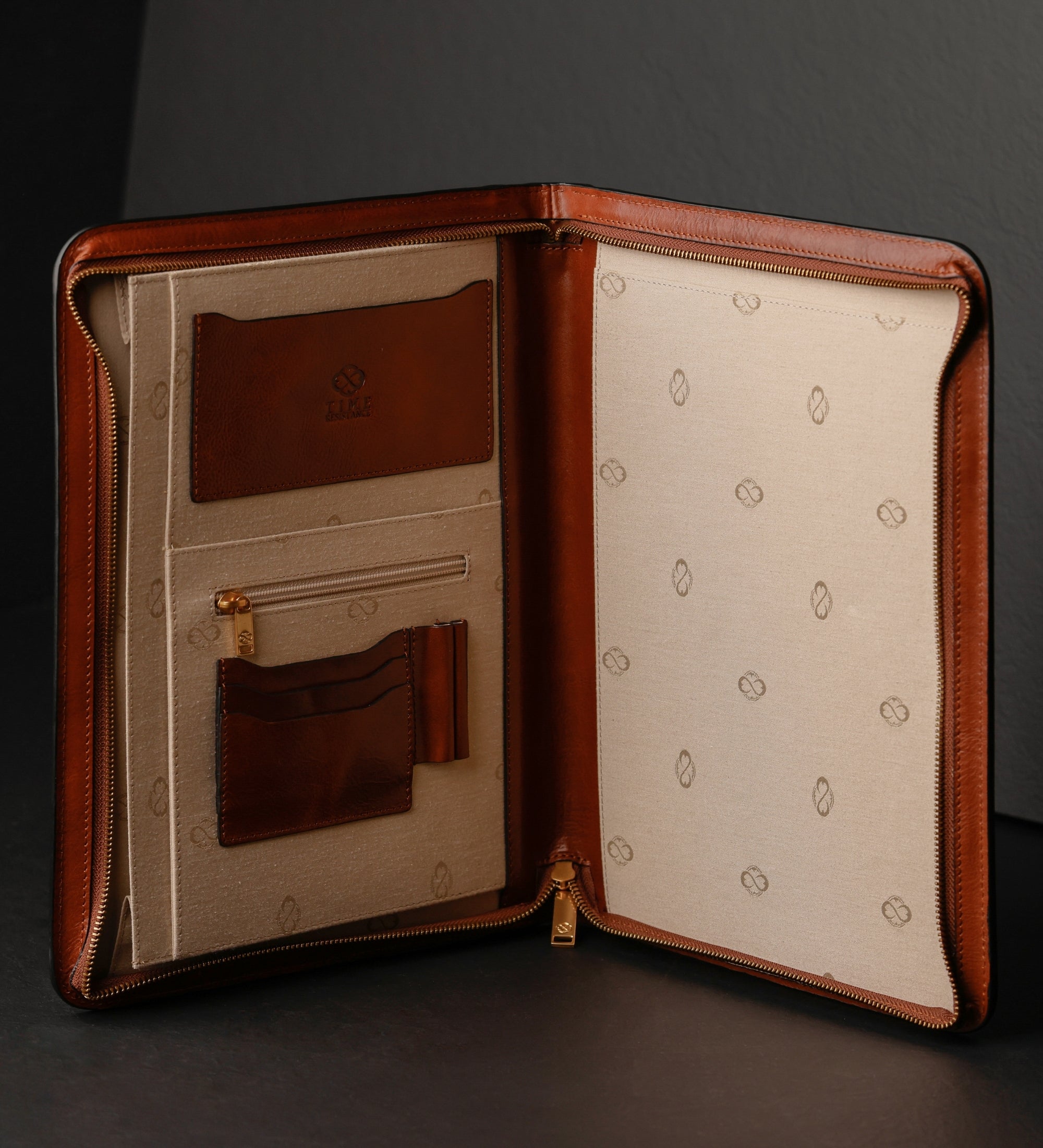 Leather A4 Documents Folder Organizer - Candide