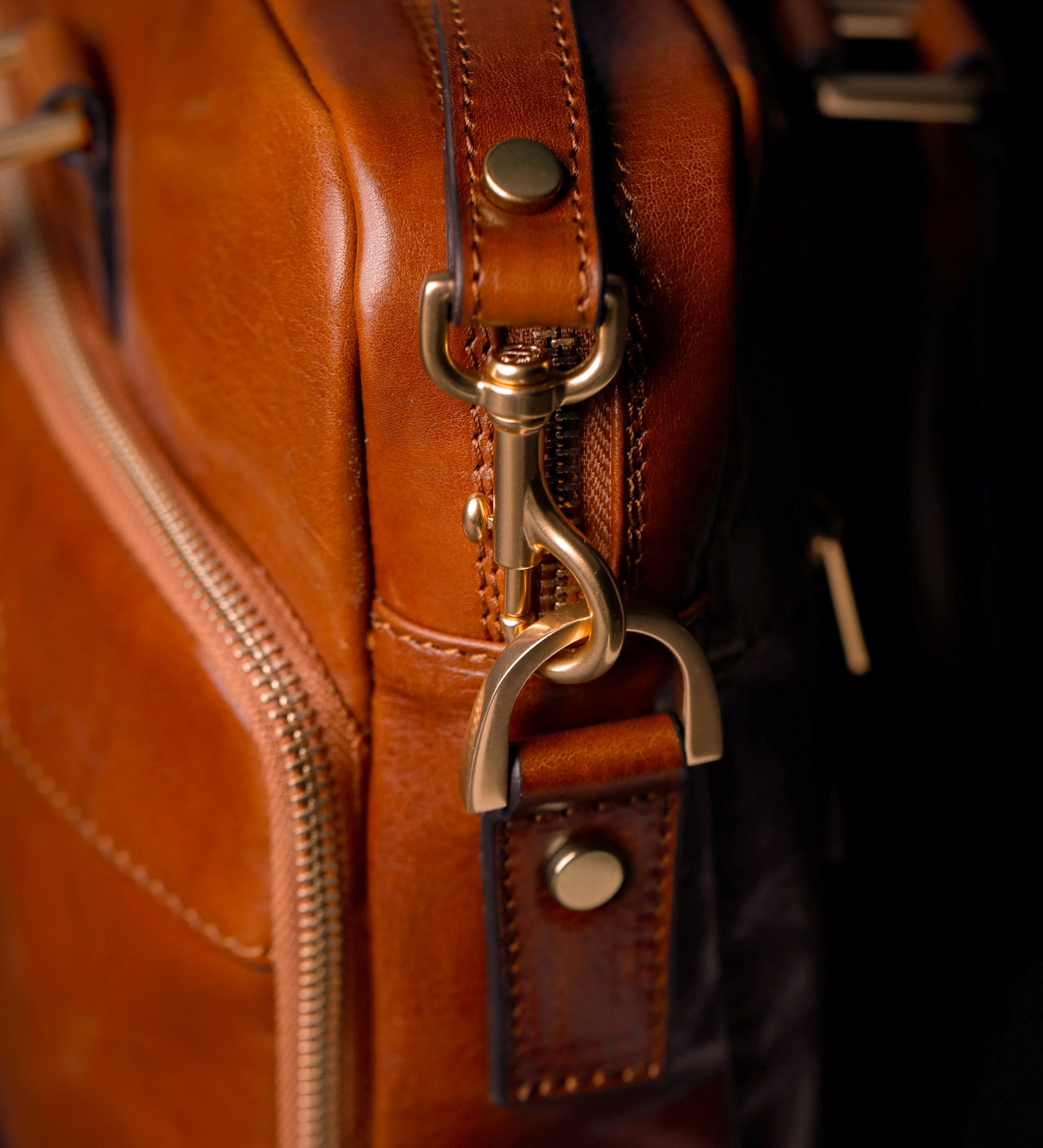 Womens Leather Briefcase Laptop Bag - Orlando