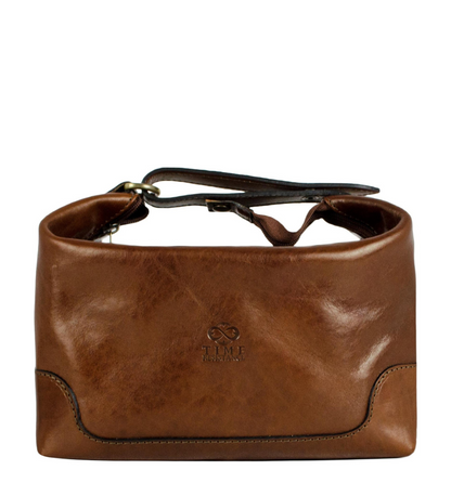 Trousse de toilette en cuir - Autumn Leaves