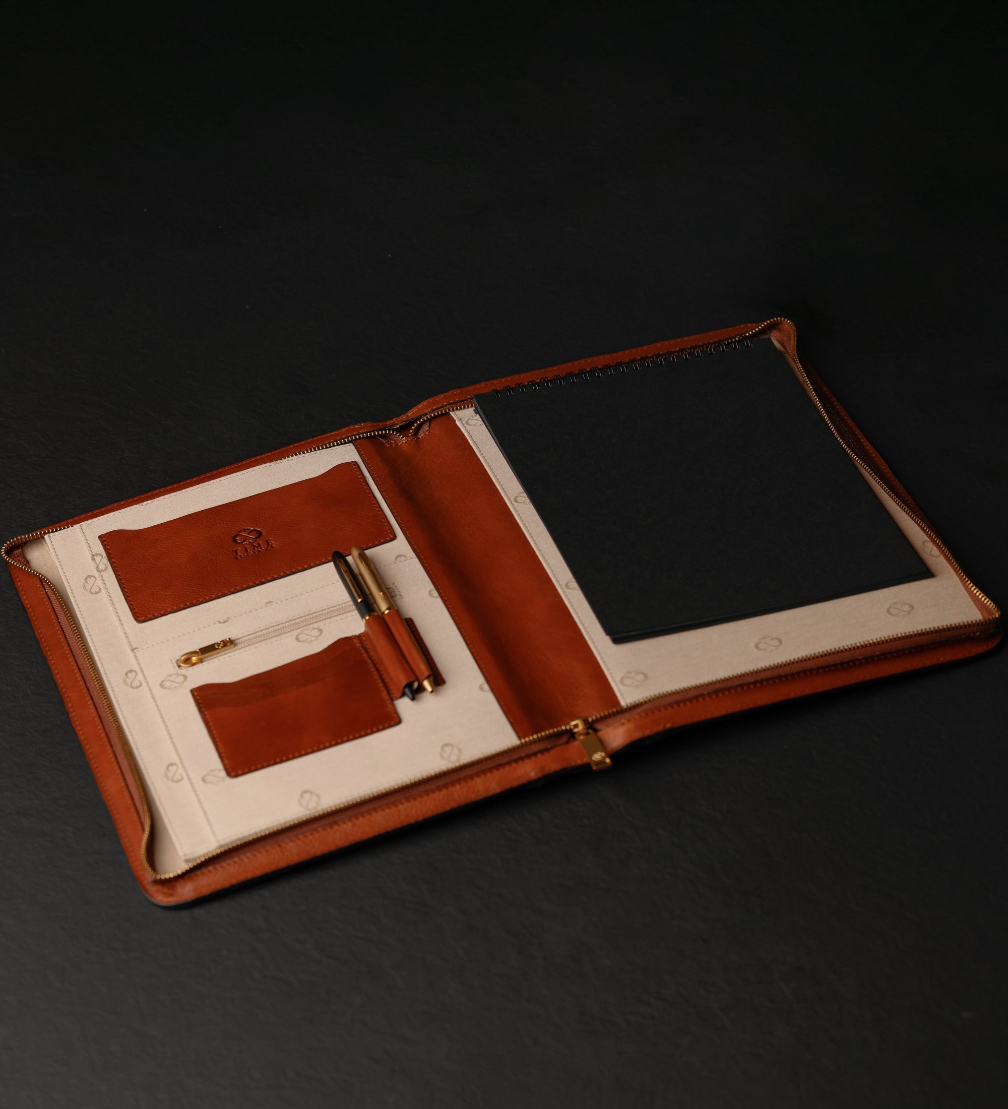 Leather A4 Documents Folder Organizer - Candide