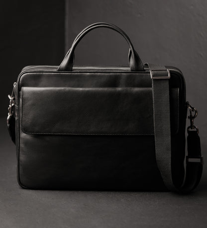 Leather Briefcase Laptop Bag - The Sheltering Sky