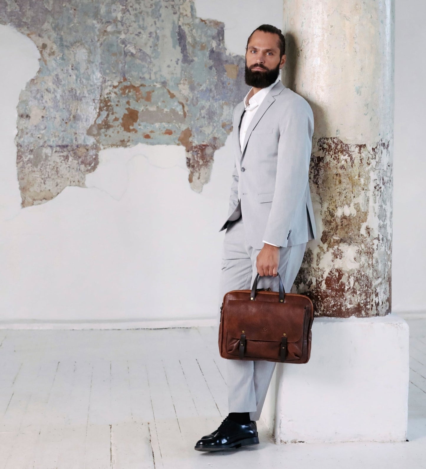 Sacoche en cuir pour ordinateur portable - Lanark