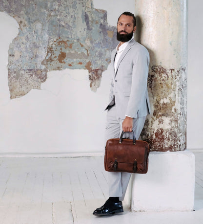 Sacoche en cuir pour ordinateur portable - Lanark