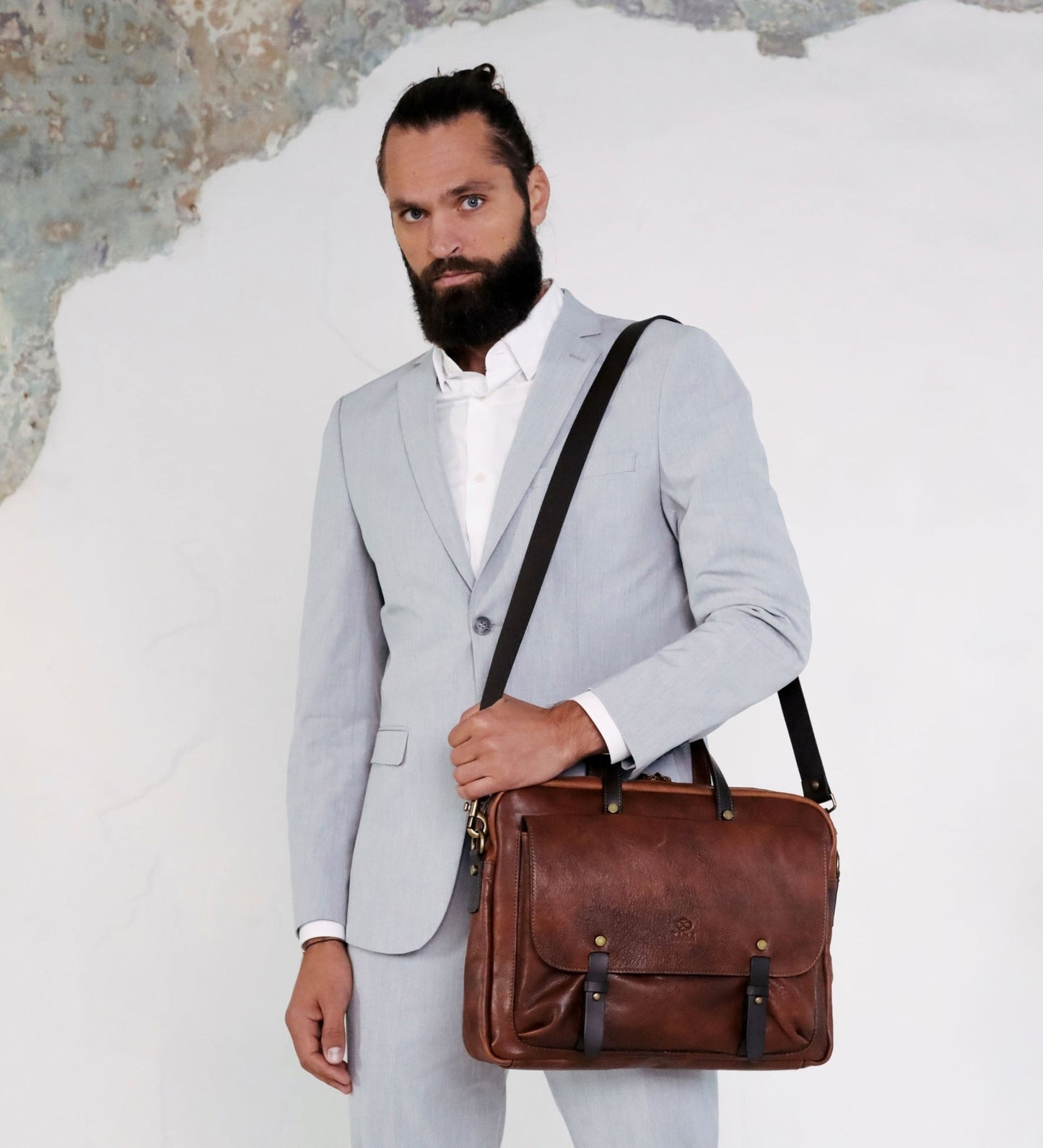 Sacoche en cuir pour ordinateur portable - Lanark