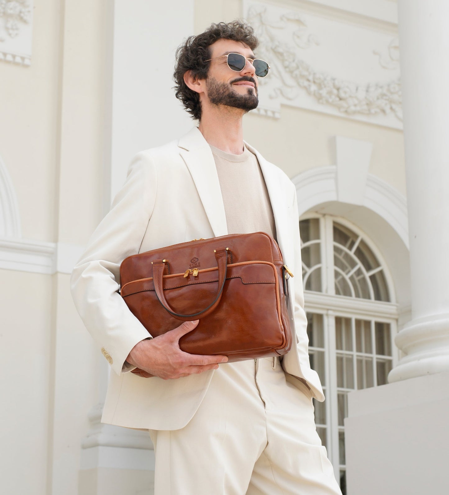 Sacoche en cuir pour ordinateur portable - Orlando