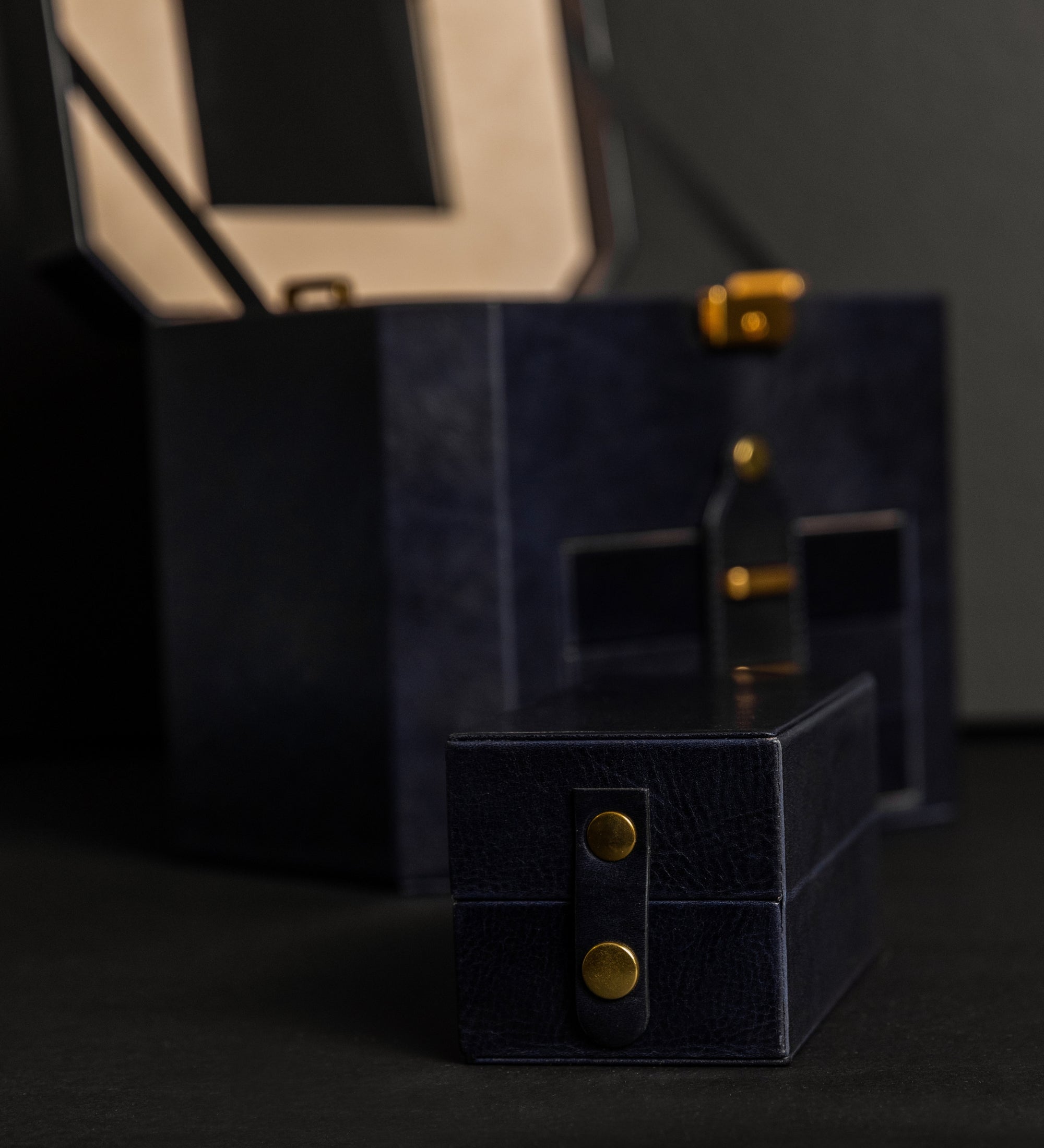 Large Leather Jewelry Box for Women - A Handful of Dust