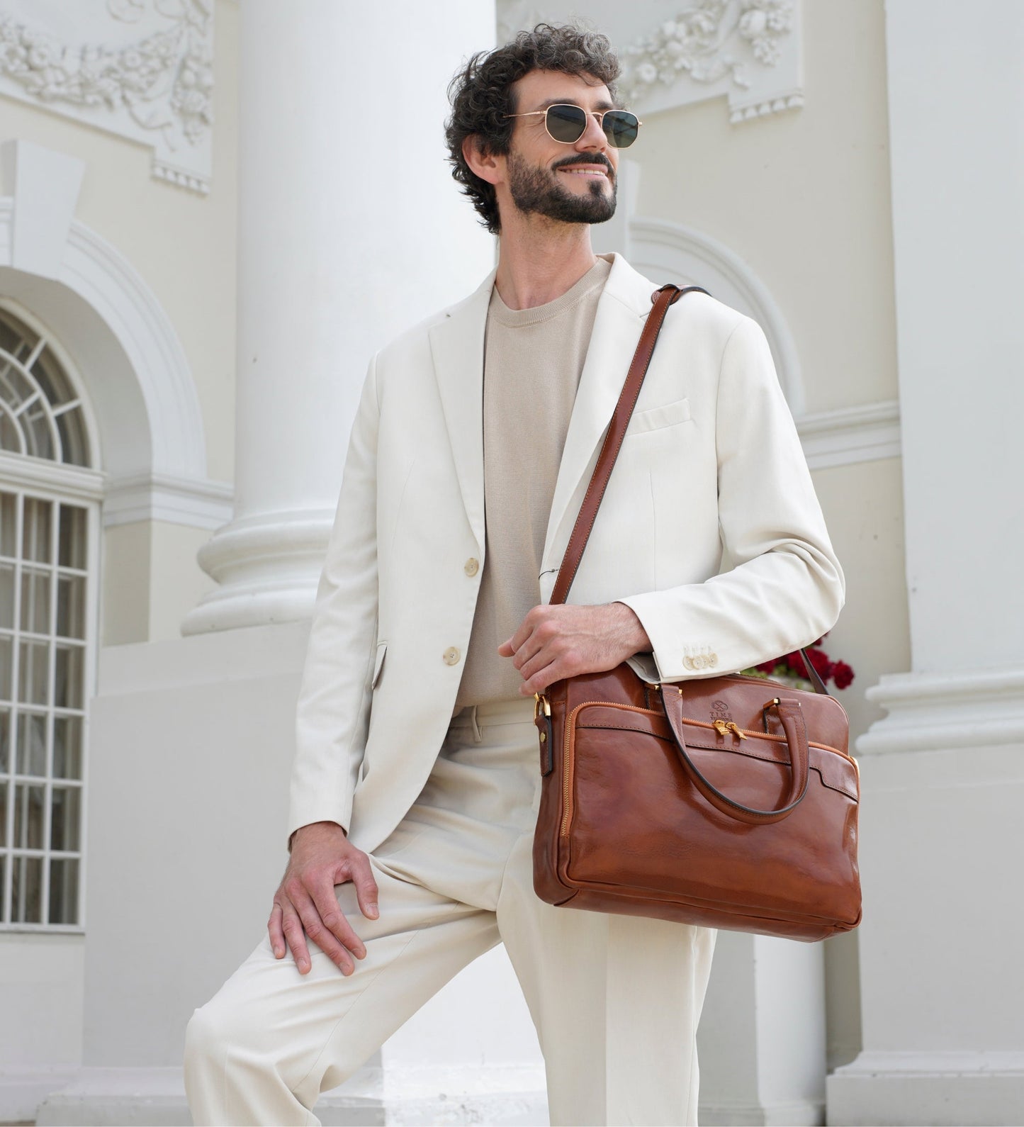 Sacoche en cuir pour ordinateur portable - Orlando