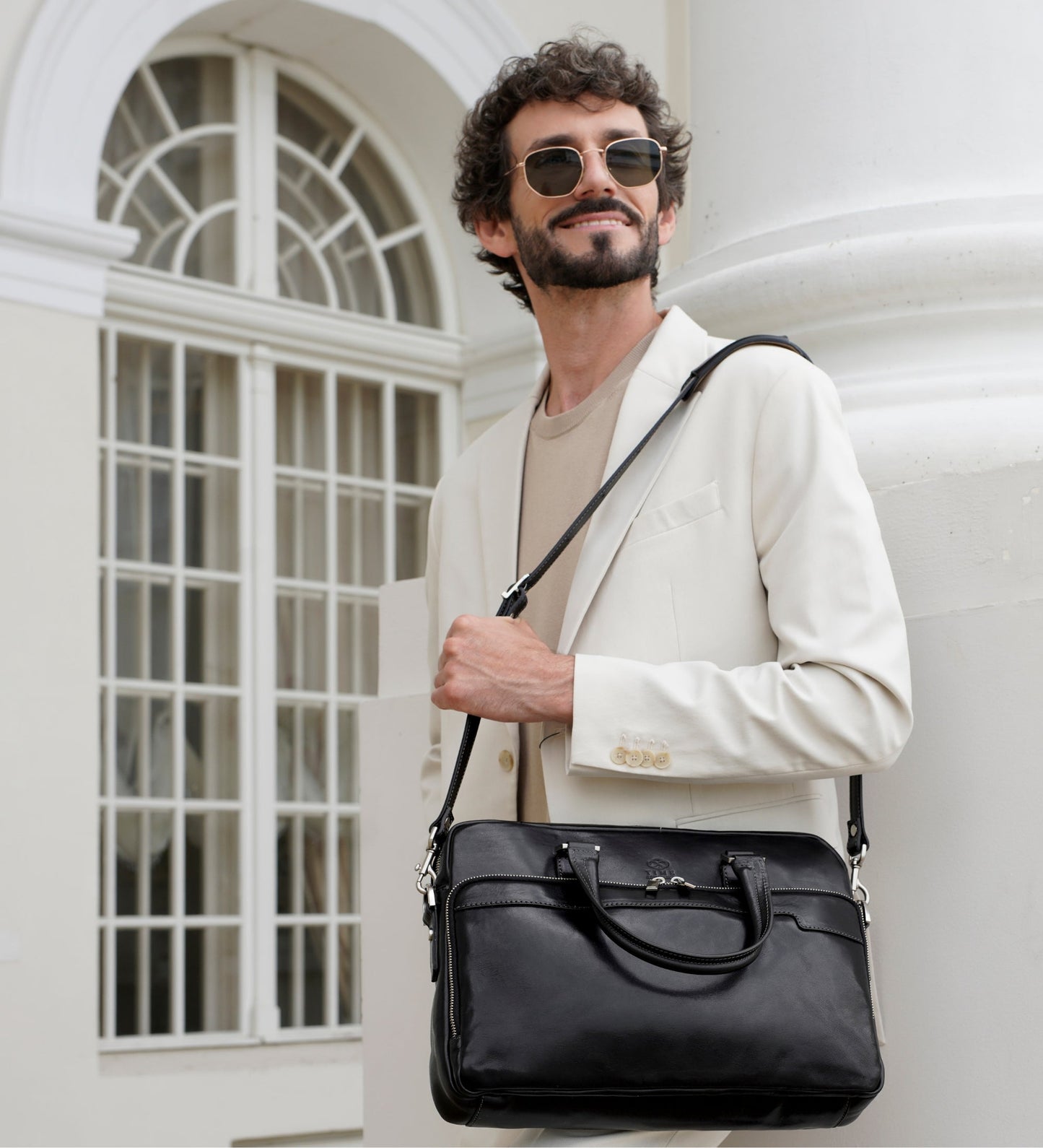 Sacoche en cuir pour ordinateur portable - Orlando