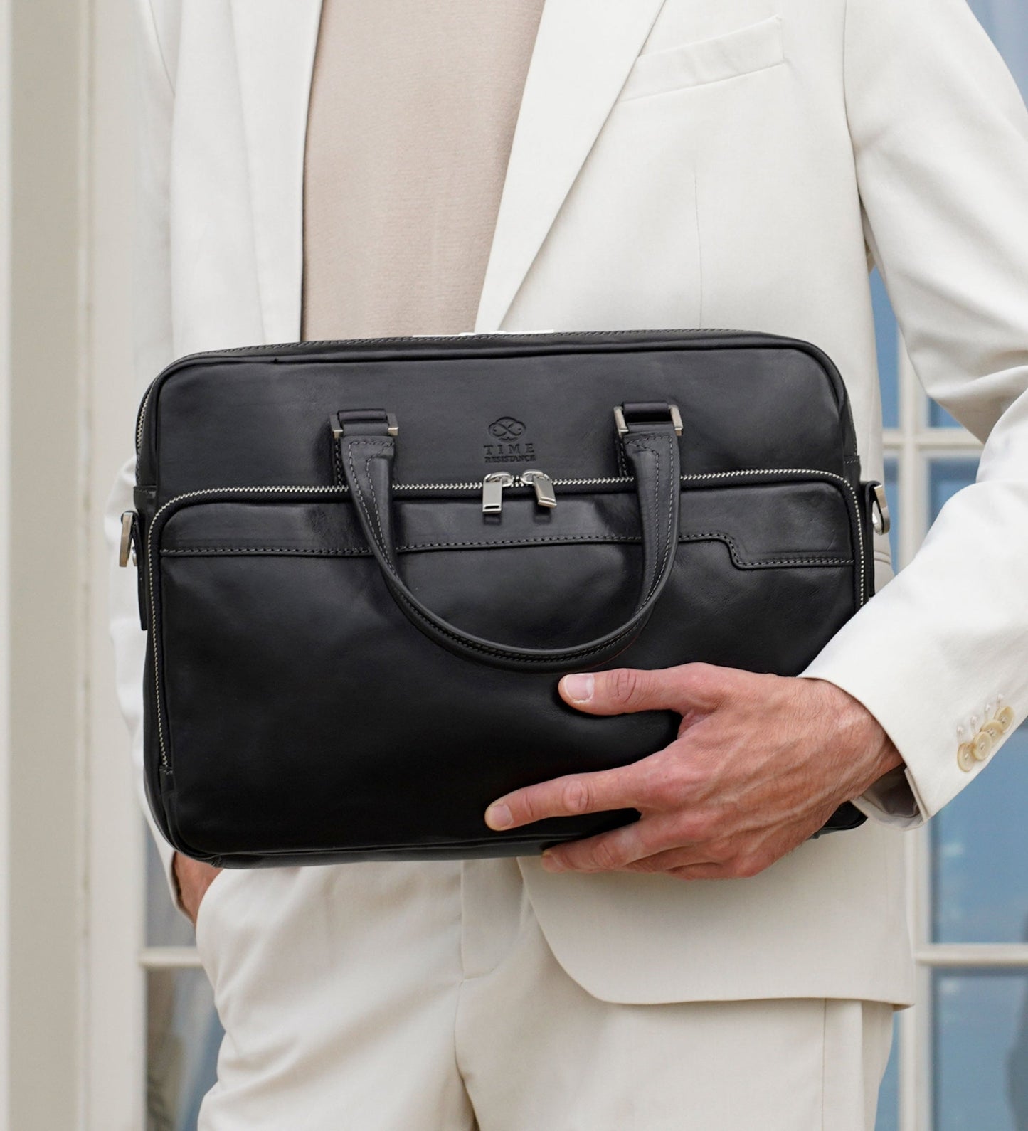Sacoche en cuir pour ordinateur portable - Orlando