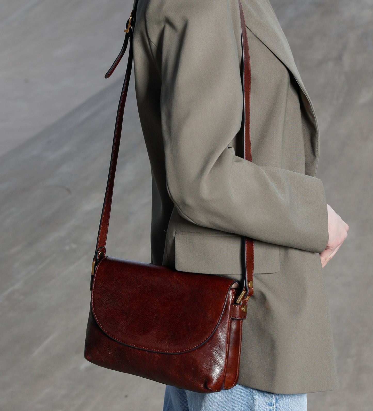 Sac à bandoulière en cuir - Sophie's Choice