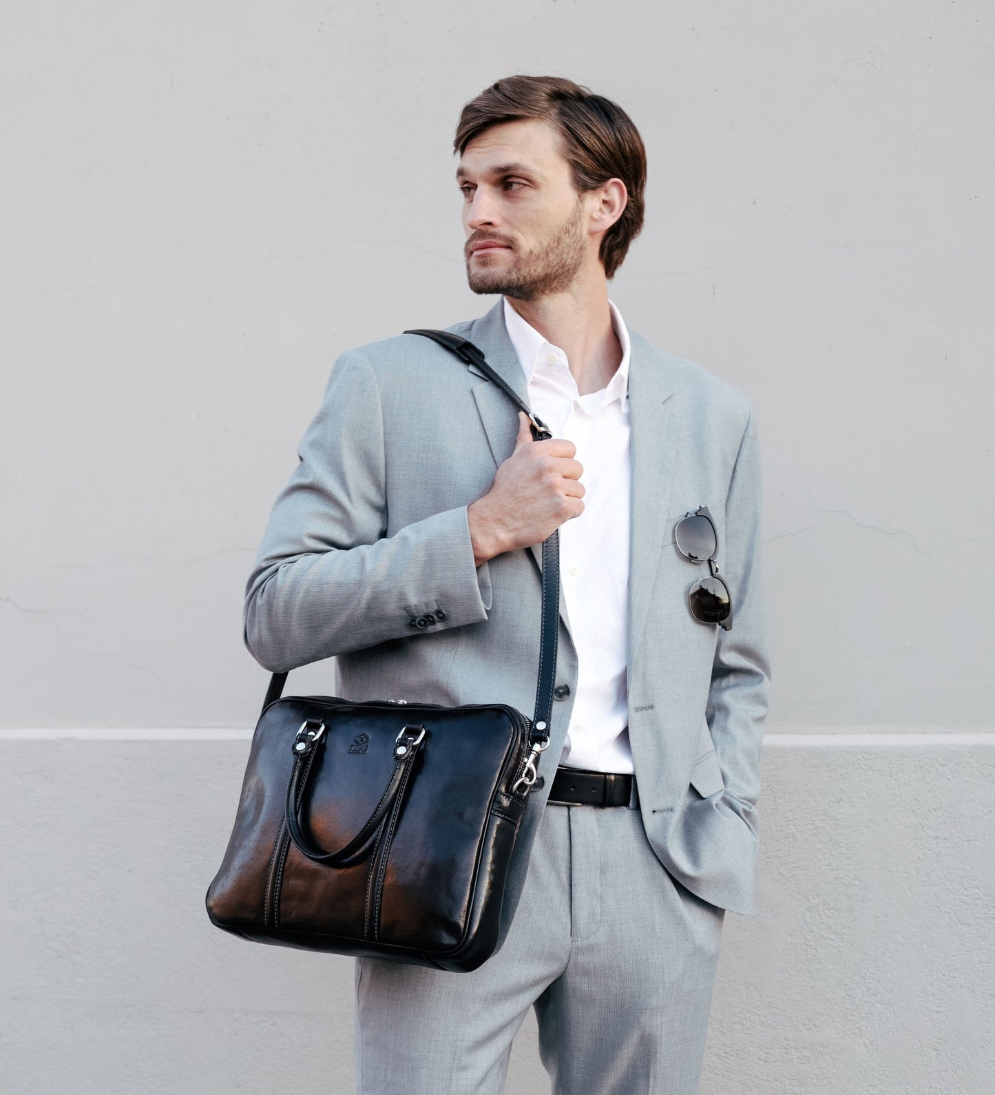 Sacoche en cuir pour ordinateur portable - Le Hobbit