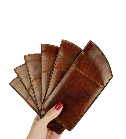 Leather Glasses Sleeve for Women - One Hundred Years of Solitude